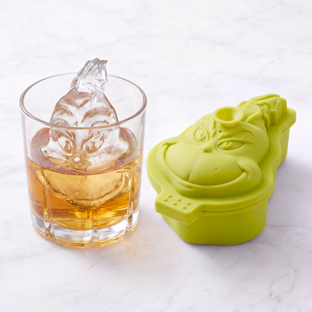IceGrin Cube Mold | The Grumpy Holiday Ice Sphere
